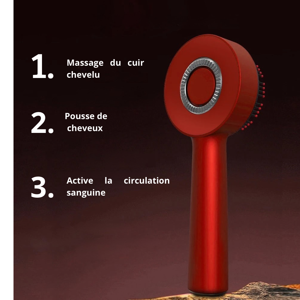 Brosse électrique massage cuir chevelu